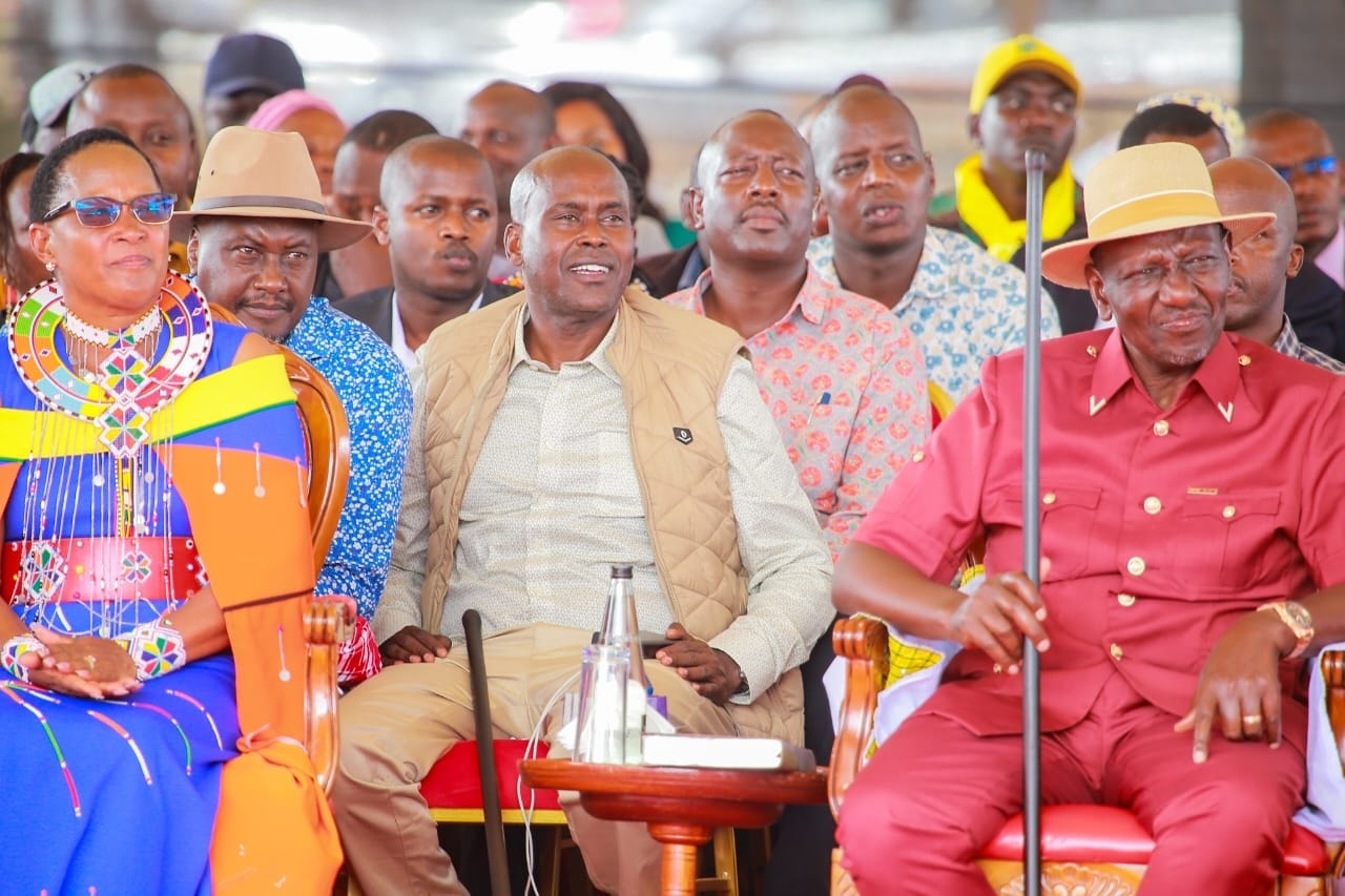 On duty in Mashuuru, Kajiado East, during the grand homecoming of Judy Pareno